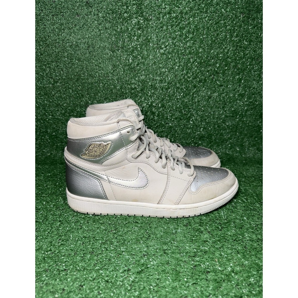 Air Jordan 1 Retro High OG Co.JP Tokyo 2020 Silver Gray High Top Men's Size 10